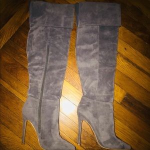Gray Stiletto boots